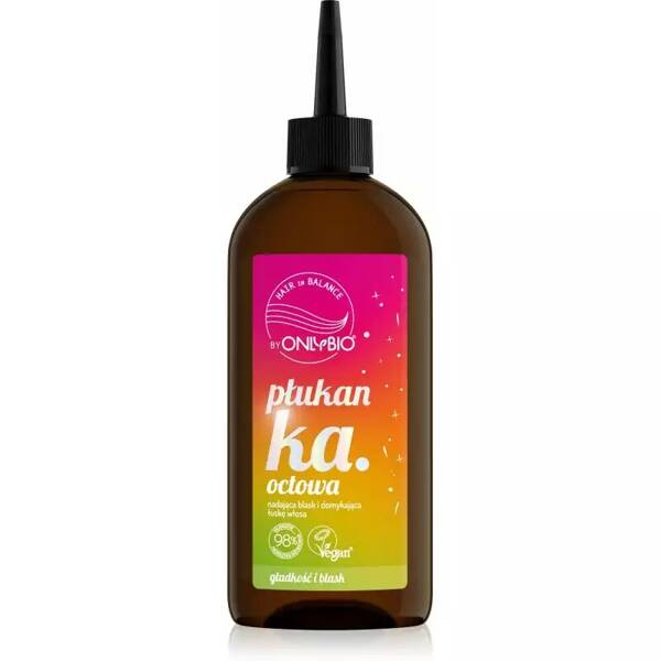 OnlyBio Hair In Balance Płukanka Octowa Nadająca Blask i Domykająca Łuskę Włosa 300ml