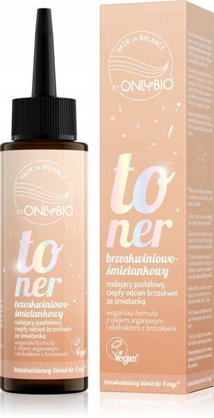 OnlyBio Hair in Balance Toner Brzoskwiniowo-Śmietankowy 100ml