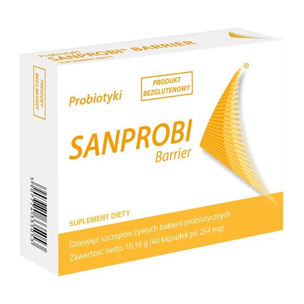 Sanprobi Barrier Probiotyk Wieloszczepowy Wspiera Barierę Jelitową 40 Kapsułek