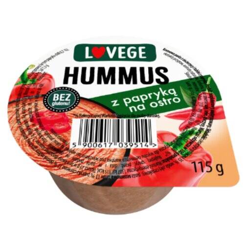 Sante Lovege Hummus z Papryką na Ostro 115g