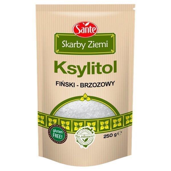 Sante Skarby Ziemi Naturalny Fiński Brzozowy Ksylitol Bezglutenowy 250g