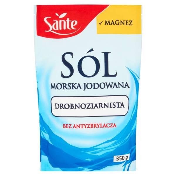 Sante Sól Morska Jodowana Drobnoziarnista z Magnezem 350g