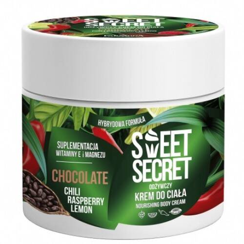 Sweet Secret Odżywczy Krem Hybrydowy do Ciała Czekolada z Chili i Owocami 200ml