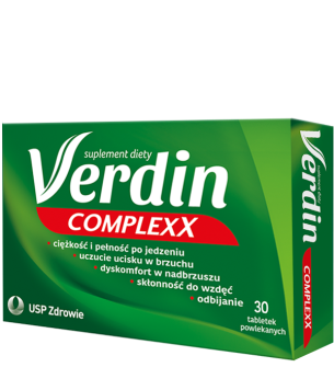 Verdin Complexx Kompleksowa Pomoc Dla Układu Trawiennego 30 Tabletek Powlekanych