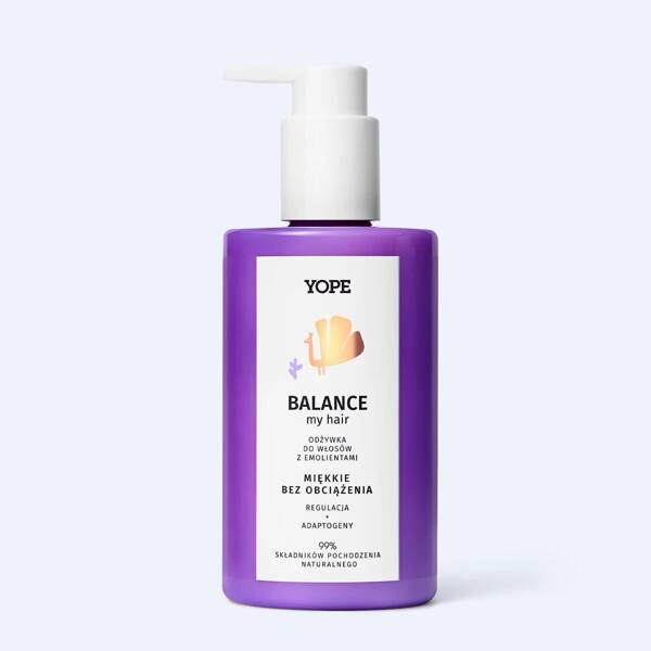 Yope Balance my Hair Odżywka z Emolientami i Adaptogenem dla Włosów Przetłuszczających się 300ml