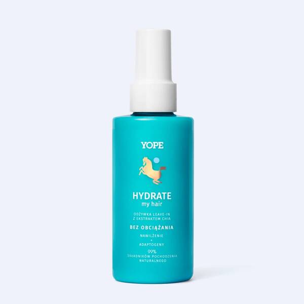 Yope Hydrate my Hair Lekka Odżywka bez Spłukiwania z Ekstraktem Chia i Adaptogenem dla Włosów Suchych 150ml