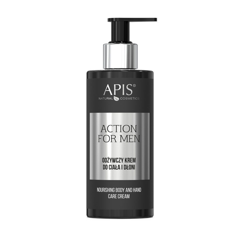 Apis Action for Men Odżywczy Krem do Ciała i Dłoni 300ml