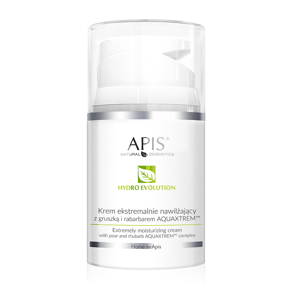 Apis Hydro Evolution Home terApis Krem Ekstremalnie Nawilżający z Gruszką i Rabarbarem Aquaxtrem™ 50ml