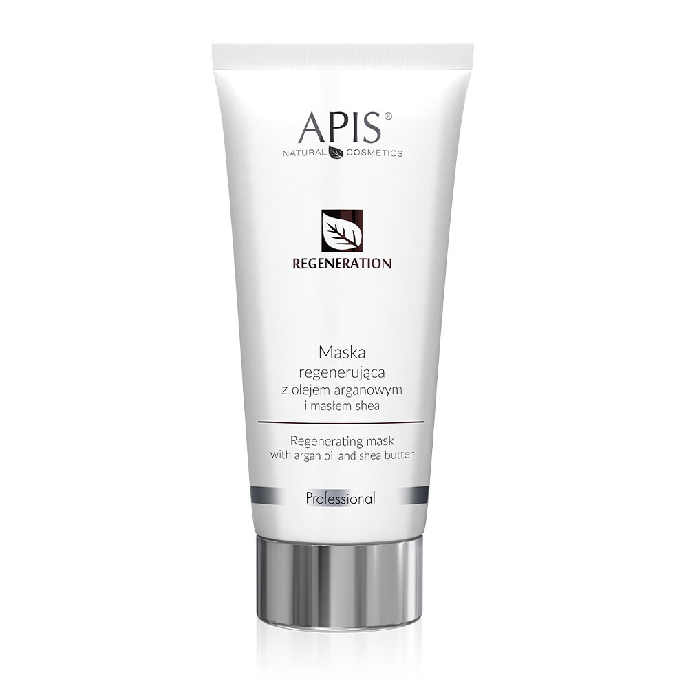 Apis Professional Regeneration Maska Regenerująca z Olejem Arganowym i Masłem Shea dla Skóry Bardzo Suchej 200ml