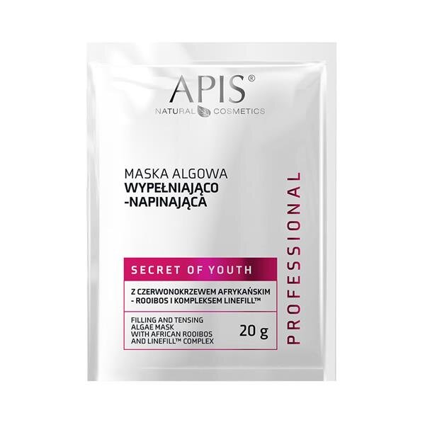 Apis Professional Secret Of Youth Liftingująco-Napinająca Maska ​​Algowa z Afrykańskim Rooibos i Kompleksem Linefill TM 20g