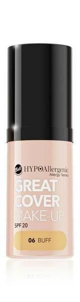 Bell HypoAllergenic Great Cover Make-Up SPF20 Hypoalergiczny Intensywnie Kryjący Podkład w Musie 06 Buff 20g