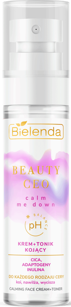 Bielenda Beauty Ceo Calm Me Down Kojący Krem Tonik dla Każdego Rodzaju Cery 75ml Best Before 31.03.25