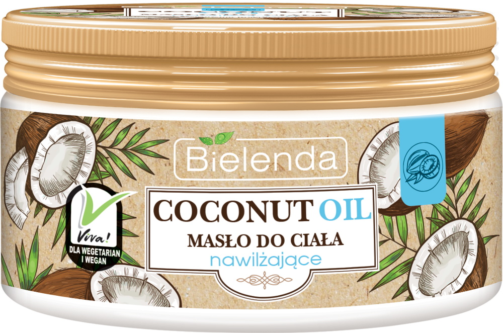Bielenda Coconut Oil Masło do Ciała Nawilżające Wegańska Receptura 250ml