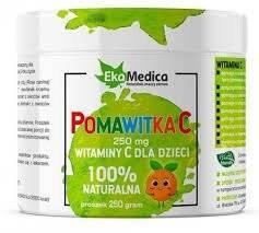 EkaMedica 100% Naturalna Witamina C dla Dzieci Pomawitka C w Proszku 250g