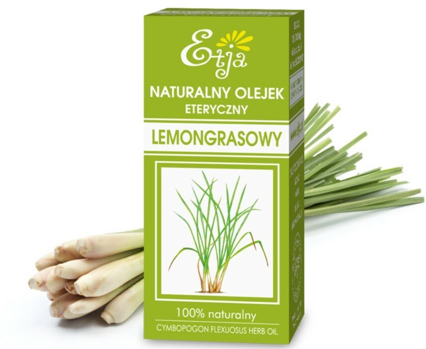 Etja Naturalny Olejek Eteryczny Lemongrasowy 10ml