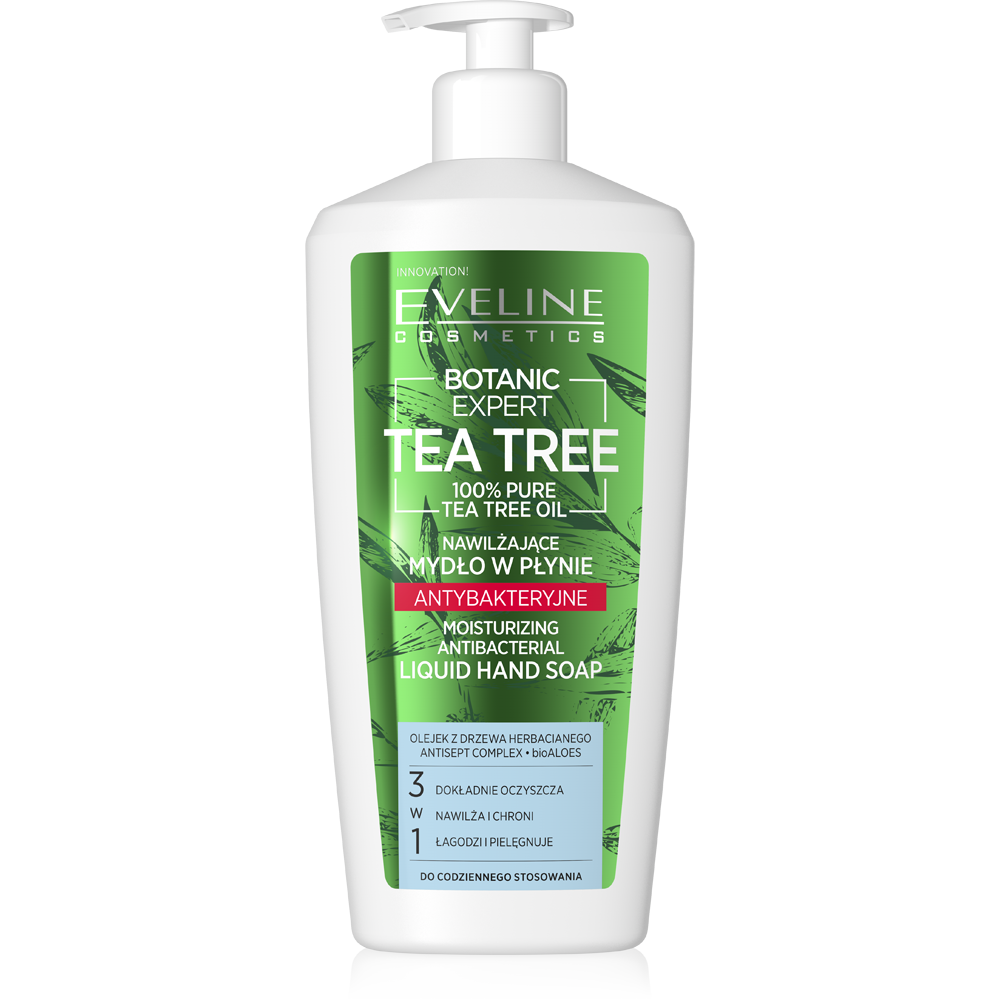 Eveline Botanic Expert Tea Tree Nawilżające Mydło w Płynie do Rąk 350ml