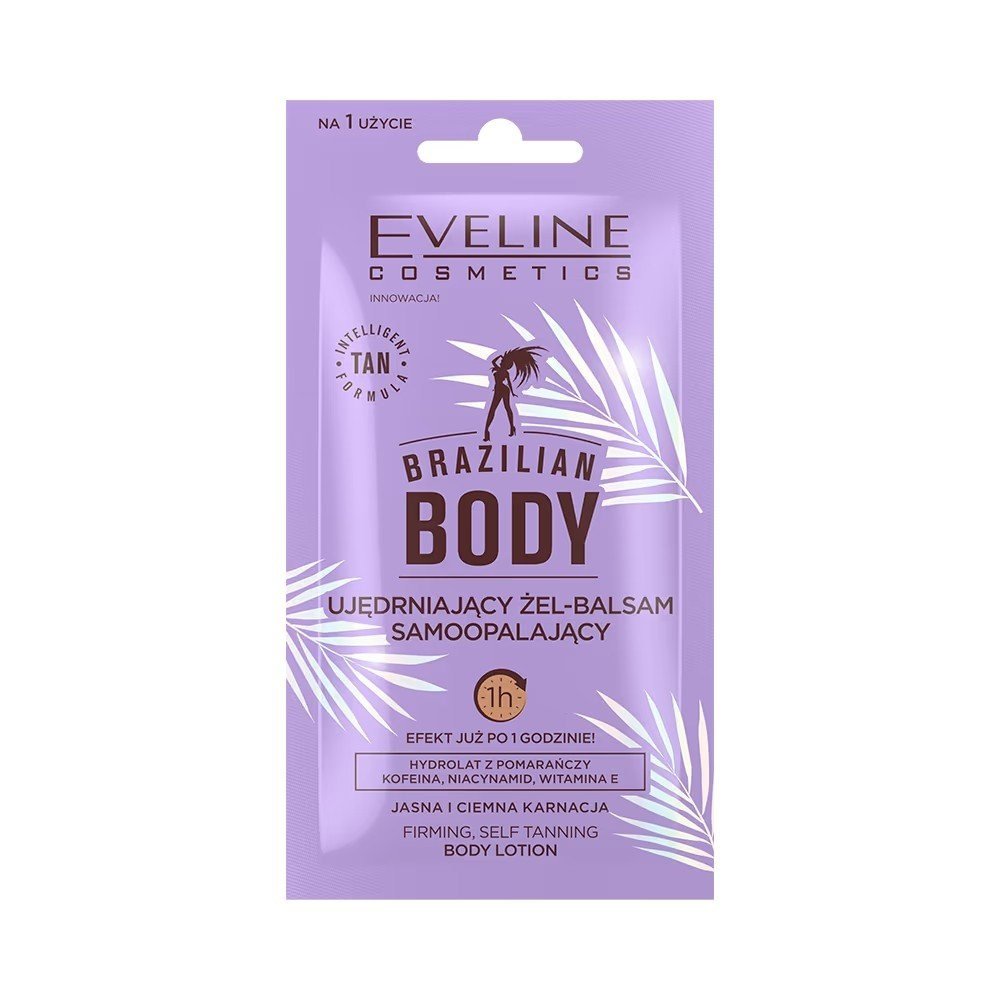 Eveline Brazilian Body Ujędrniający Żel-Balsam Samoopalający 12ml