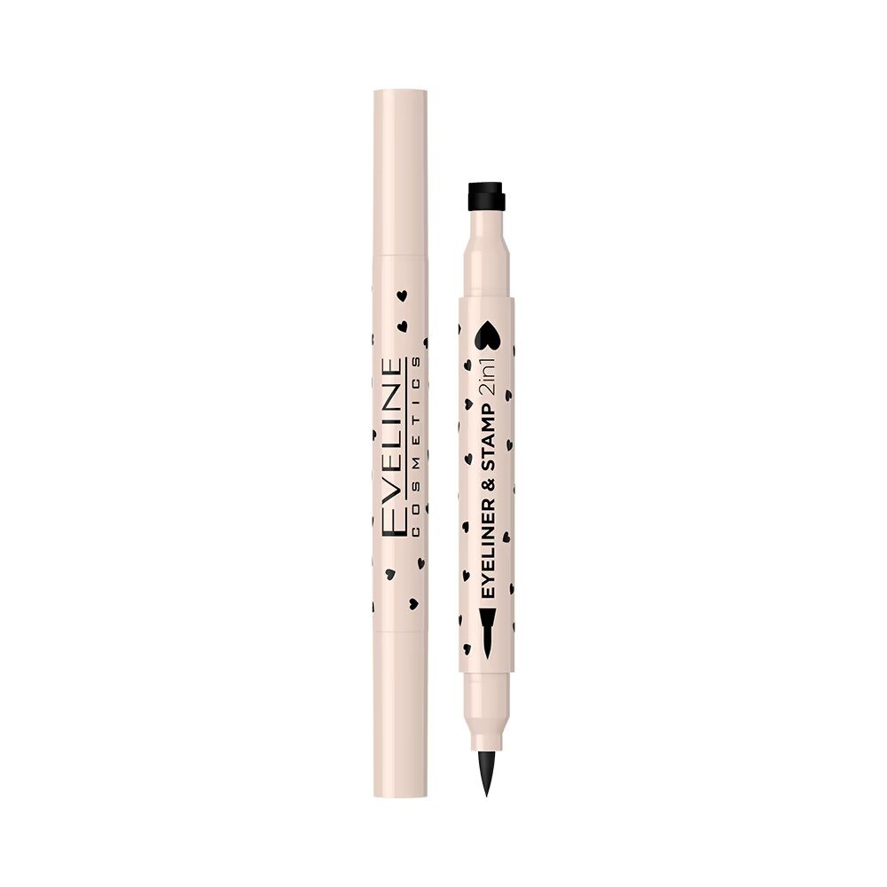 Eveline Eyeliner & Stamp 2w1 Eyeliner ze Stemplem 1 Sztuka