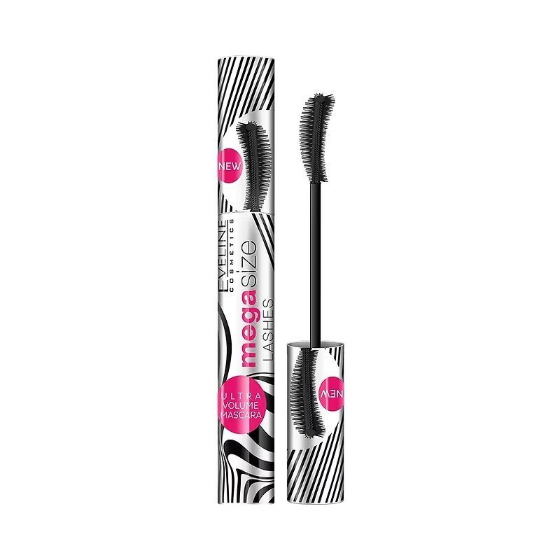 Eveline Mega Size Lashes Tusz do Rzęs Pogrubiająco-Wydłużający 10ml