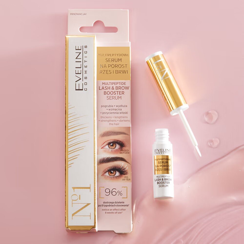 Eveline Multipeptydowe Serum na Porost Rzęs i Brwi 4ml