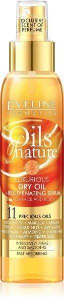 Eveline Oils of Nature Dry Oil Serum odmładzające do twarzy i ciała 125 ml (pomarańczowy)