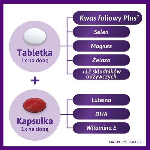 Femibion 2 Suplement Diety dla Kobiet w Ciąży 13-40 Tydzień 56 Tabletek + 56 Kapsułek 