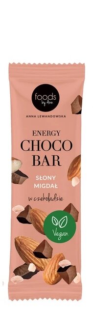 Foods by Ann Energy Choco Batonik Energetyczny Słony Migdał 35g Best Before 19.09.24