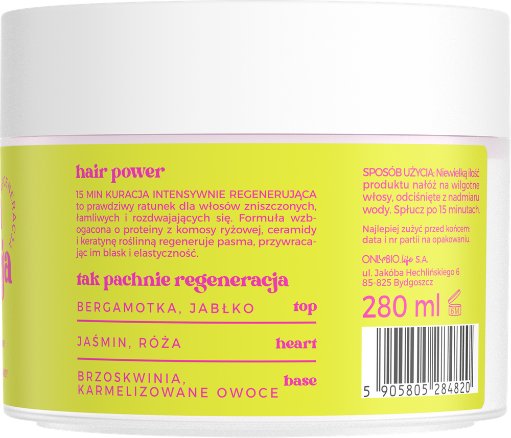 Hair Cycling  Regeneracja 15 Minutowa Kuracja Maska S.O.S! do Włosów 280ml