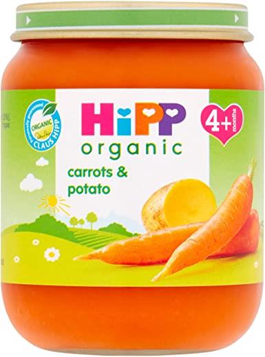 Hipp Organic Ziemniaczki i Marchewka dla Niemowląt po 4 Miesiącu 125g