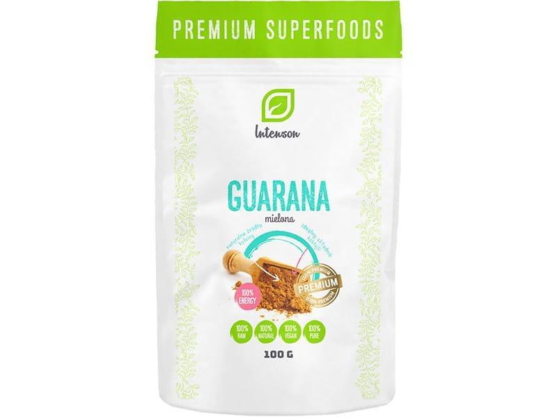 Intenson Naturalna Vegańska Mielona Guarana Żródło Kofeiny 100g