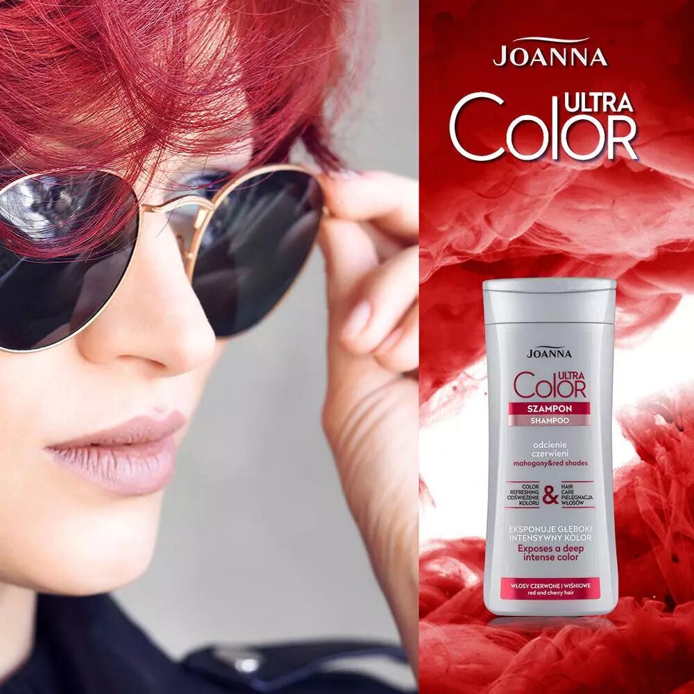 Joanna Ultra Color Szampon Odcienie Czerwieni 200ml