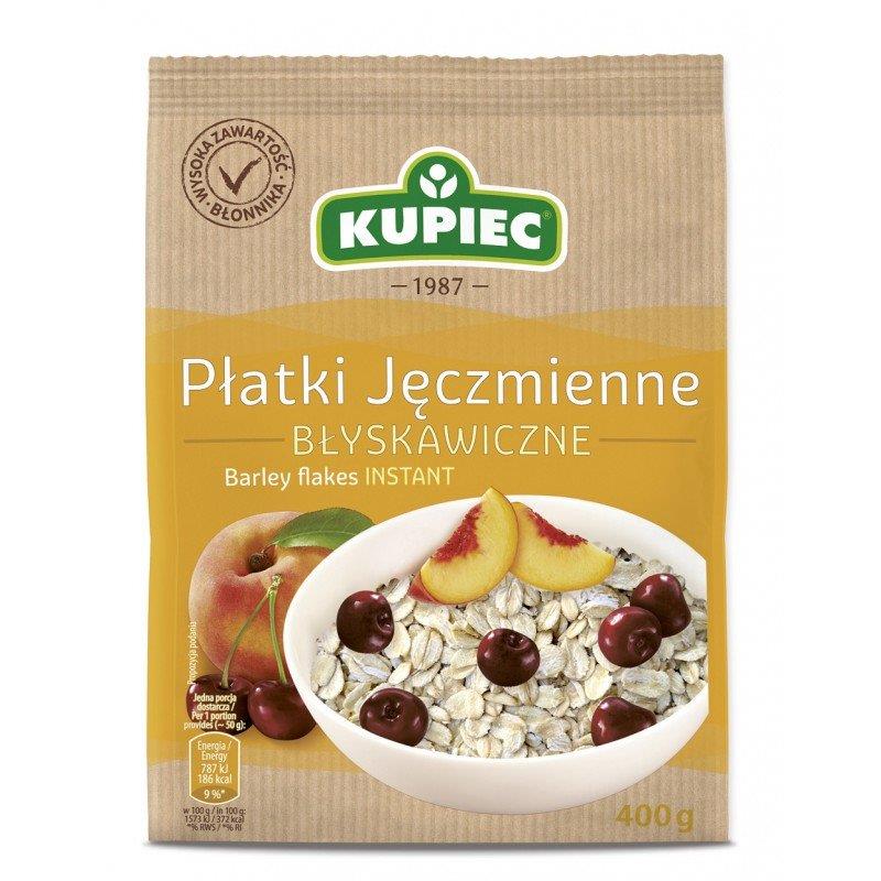 Kupiec Płatki Jęczmienne Błyskawiczne 400g