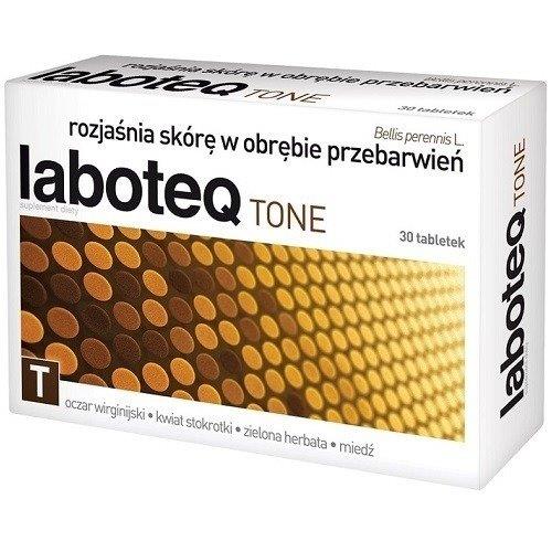 Laboteq Tone Rozjaśnia Skórę w Obrębie Przebarwień 30 Tabletek Best Before 30.06.24