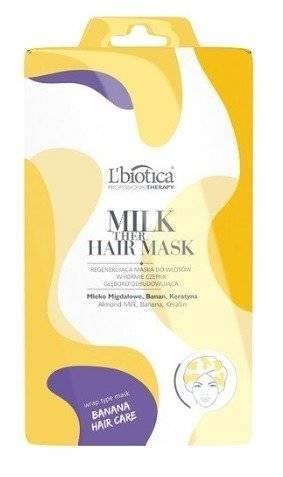 L'biotica Milk Therapy Mleczna Maska Migdał Odbudowa Regeneracja Włosów 30ml