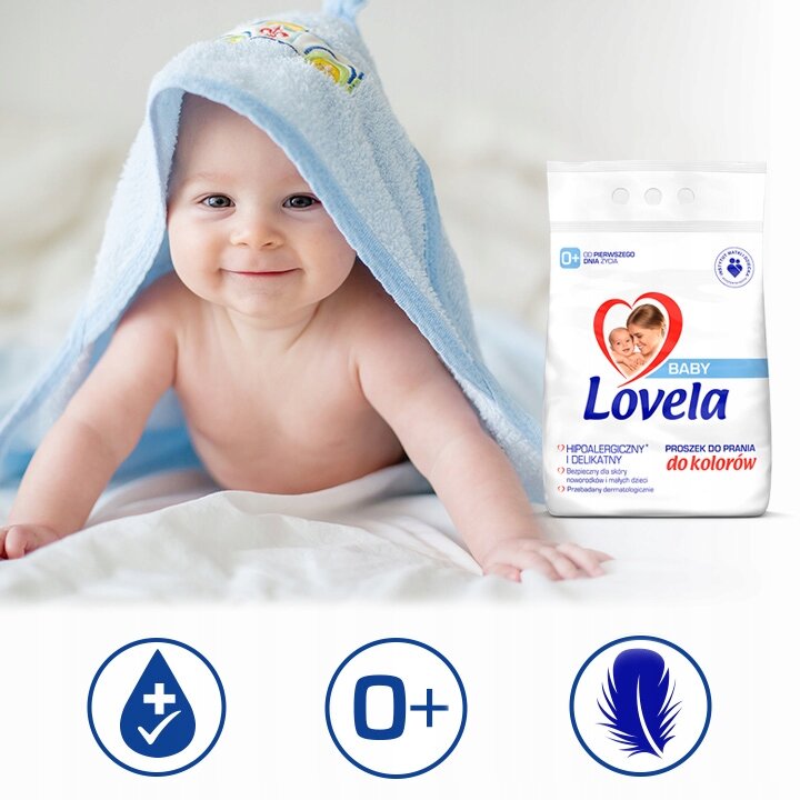 Lovela Baby Hipoalergiczny Proszek do Prania do Kolorów 1,3kg