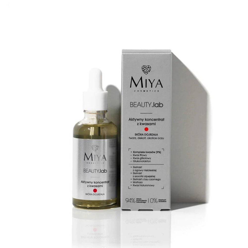 Miya BEAUTY.Lab Aktywny Koncentrat z Kwasami dla Skóry Dojrzałej 50ml