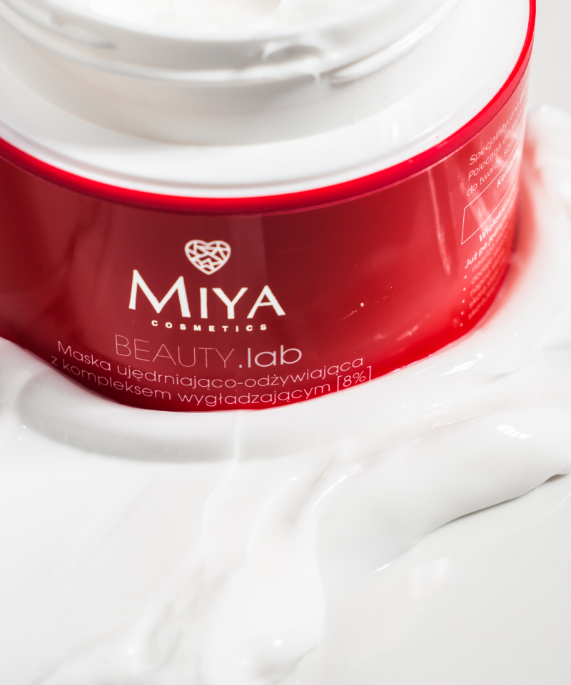 Miya BeautyLab Maska Ujędrniająco-Odżywiająca z Kompleksem Wygładzającym 8% 50ml Best Before 31.05.24