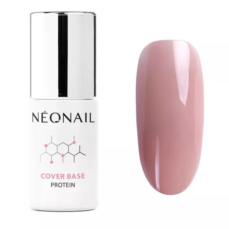 NeoNail UV/LED Baza Hybrydowa Cover Base Protein Pure Nude 7.2ml