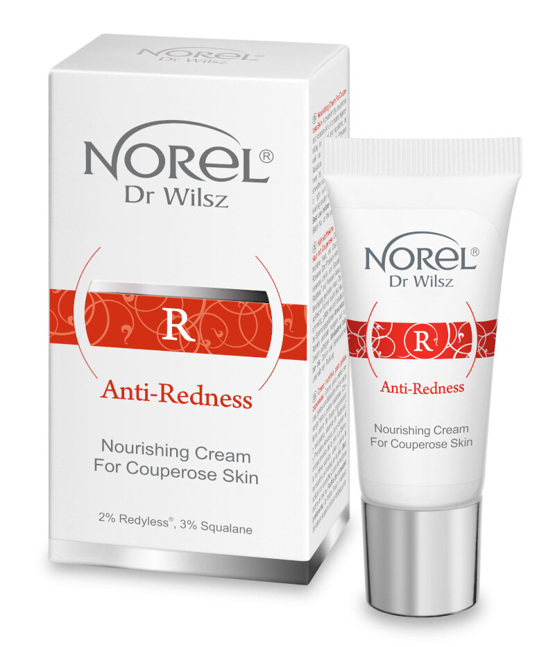 Norel Anti Redness Odżywczy Krem do Cery Naczynkowej 15ml