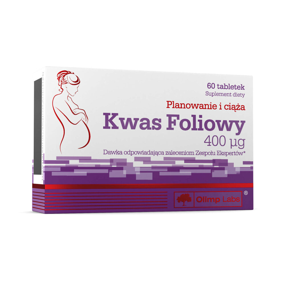 Olimp Kwas Foliowy 400 Mcg dla Kobiet Planujących Ciążę 30 Tabletek