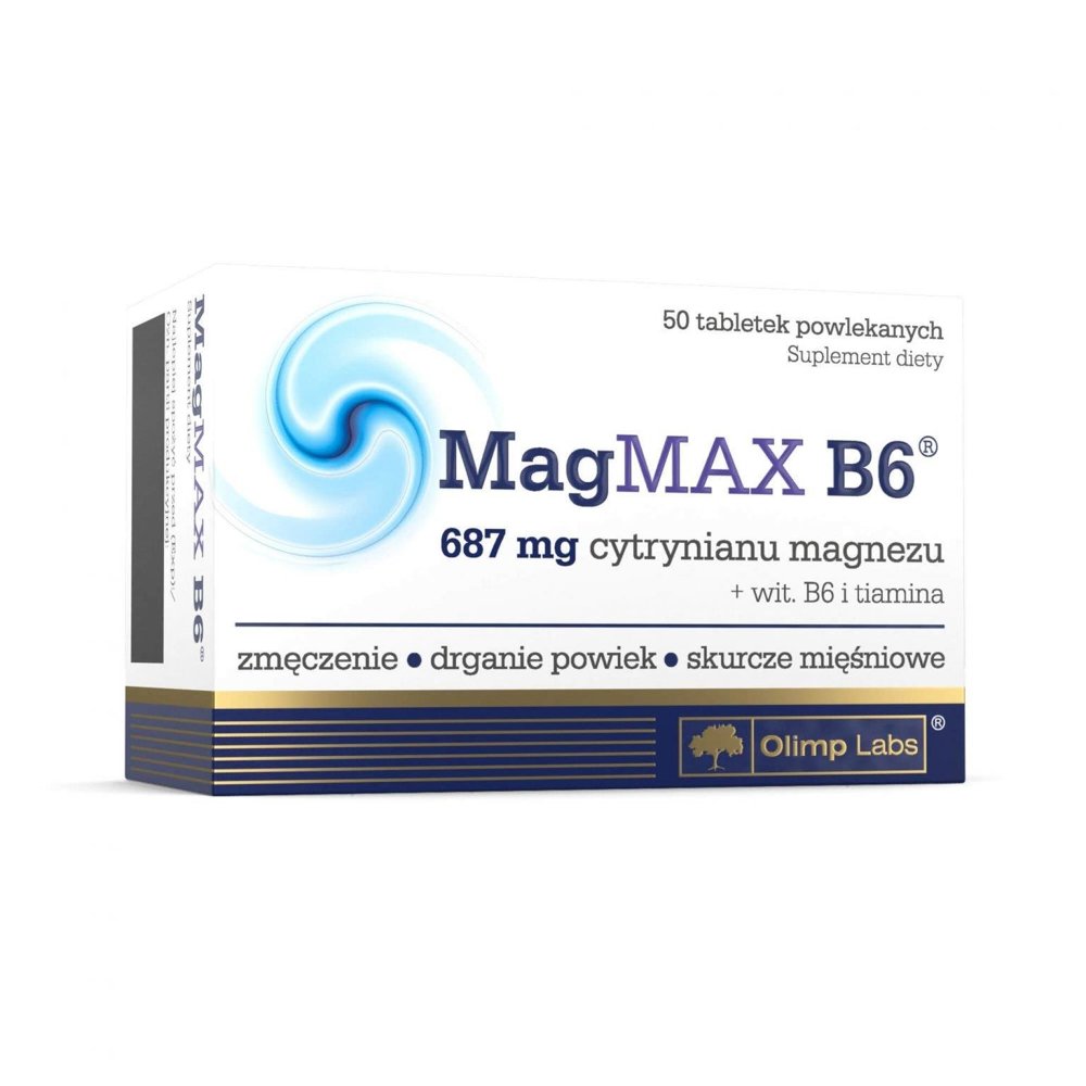 Olimp MagMax na Skurcze Mięśniowe B6 50 Tabletek
