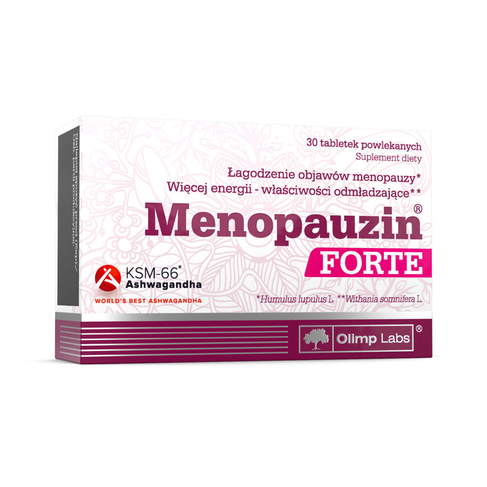 Olimp Menopauzin Forte Dla Kobiet W Okresie Menopauzy Minerały Witaminy 30 Tabl.