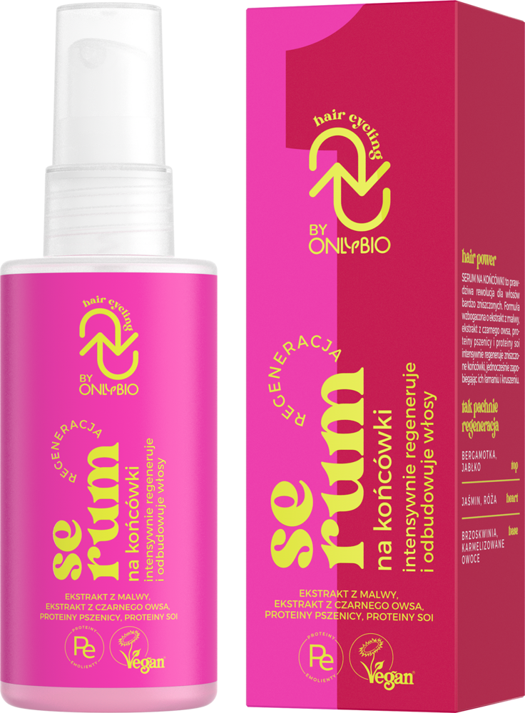 OnlyBio Hair Cycling Regeneracja Serum na Końcówki 70ml