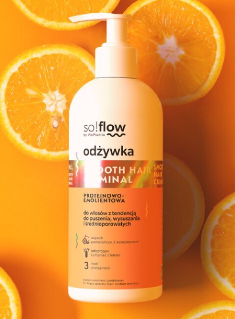 So!Flow by Vis Plantis Odżywka Proteinowo-Emolientowa do Włosów z Tendencją do Puszenia 300ml