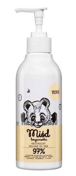 Yope Miód i Bergamotka Naturalny Regenerująco - Wygładzający Balsam do Rąk 300ml