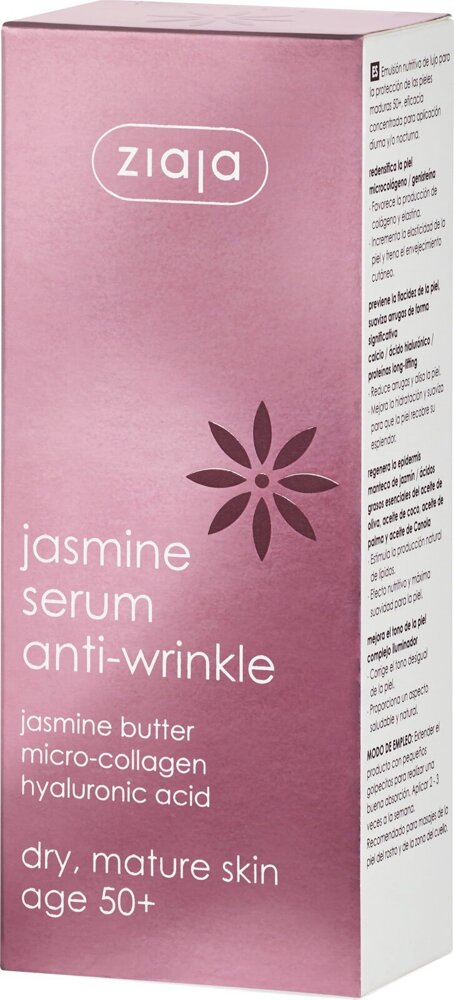 Ziaja Jasmine Serum przeciw Zmarszczkom 50+ dla Skóry Dojrzałej Suchej 30ml