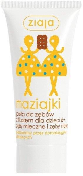 Ziaja Maziajki Pasta Dla Dzieci Z Fluorem Do Zębów Mlecznych I Stałych 50 ml