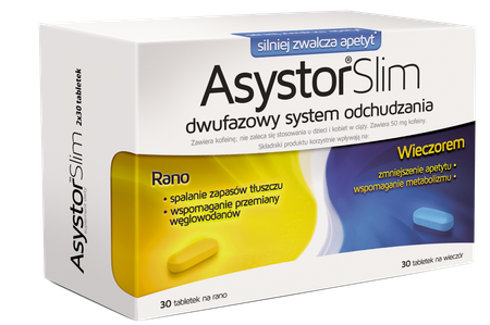Aflofarm Asystor Slim Dwufazowy System 60 Tabletek