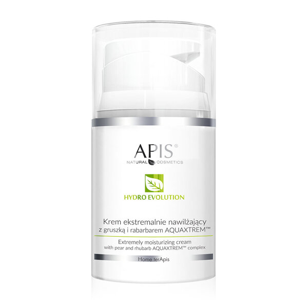 Apis Hydro Evolution Home terApis Krem Ekstremalnie Nawilżający z Gruszką i Rabarbarem Aquaxtrem™ 50ml