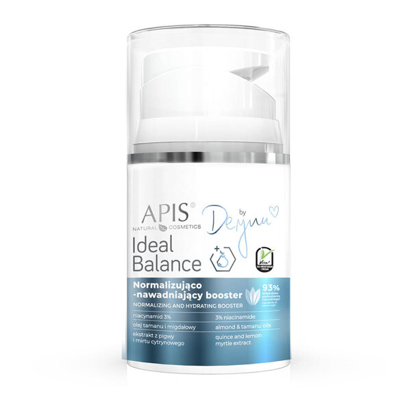 Apis Ideal Balance by Deynn Normalizująco-Nawadniąjacy Booster dla Skóry Tłustej i Problematycznej 50ml Best Before 28.09.24